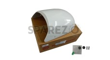 Royal Enfield GT Continental 650cc Touring Dual Seat Cowl White - SPAREZO